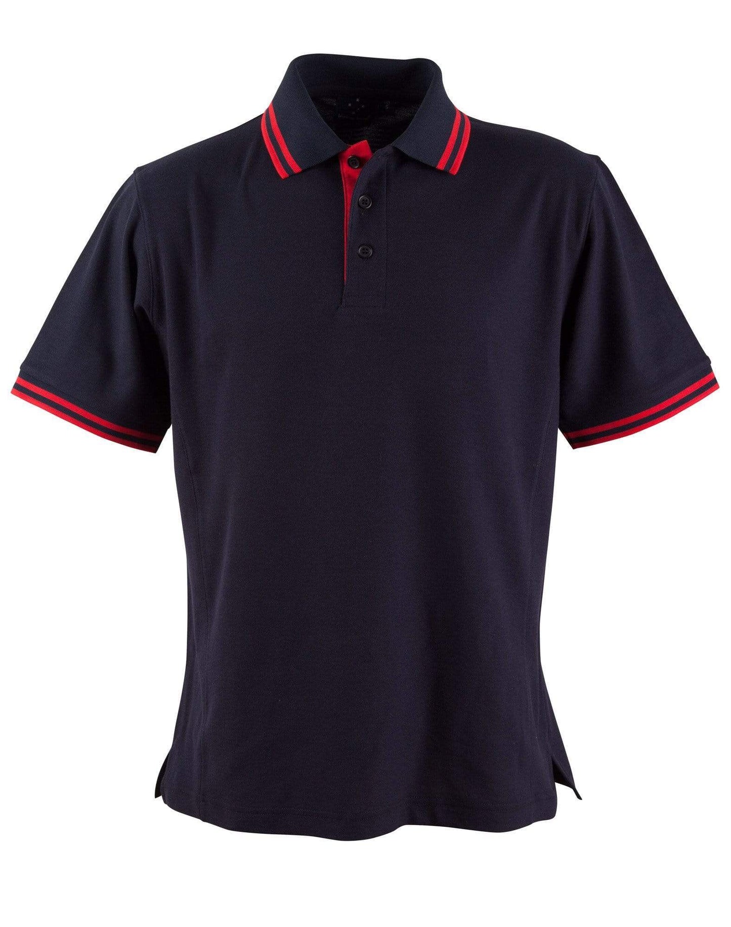Winning Spirit Grace Polo Shirt Kids PS65K Casual Wear Winning Spirit Navy/Red 6K 