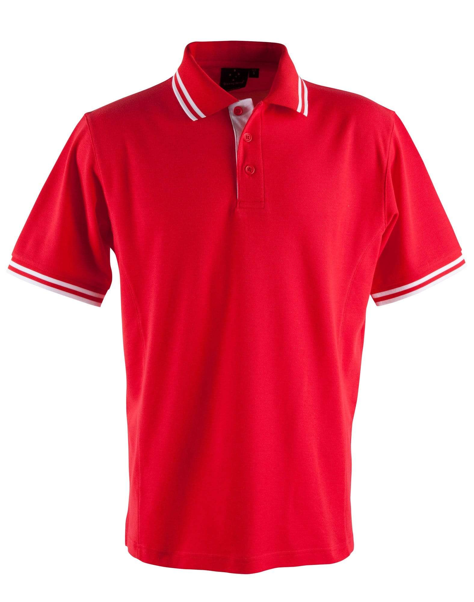 Winning Spirit Grace Polo Shirt Kids PS65K Casual Wear Winning Spirit Red/White 6K 