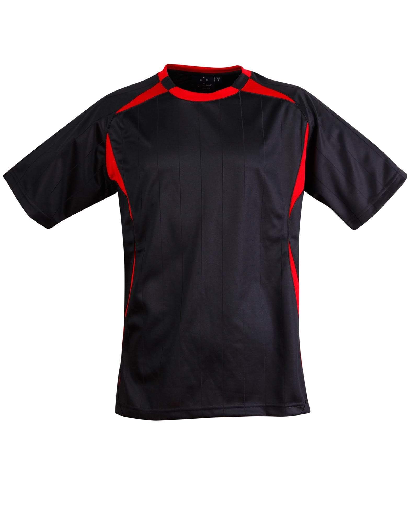 Shoot Soccer Tee Adult Ts85 Casual Wear Winning Spirit Navy/Red S 