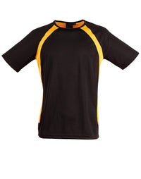 Sprint Tee Shirt Men's Ts71 Casual Wear Winning Spirit Black/Gold S 