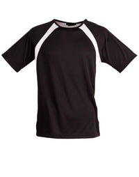 Sprint Tee Shirt Men's Ts71 Casual Wear Winning Spirit Black/White S 