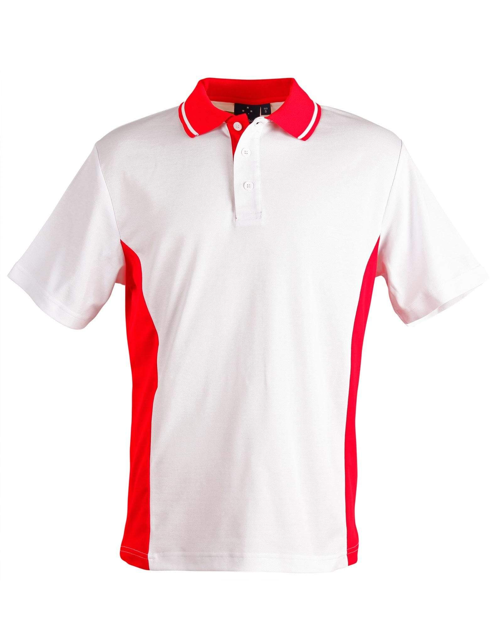 Teammate Polo Men's Ps73 Casual Wear Winning Spirit White/Red S 