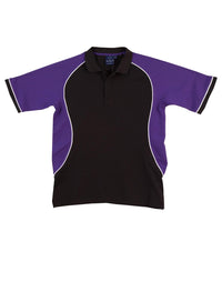 Winning Spirit Arena Polo Kids Ps77k Casual Wear Winning Spirit Black/White/Purple 4K 