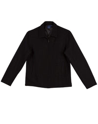Winning Spirit Flinders Wool Blend Corporate Jacket Men's Jk13 Casual Wear Winning Spirit Black XS 