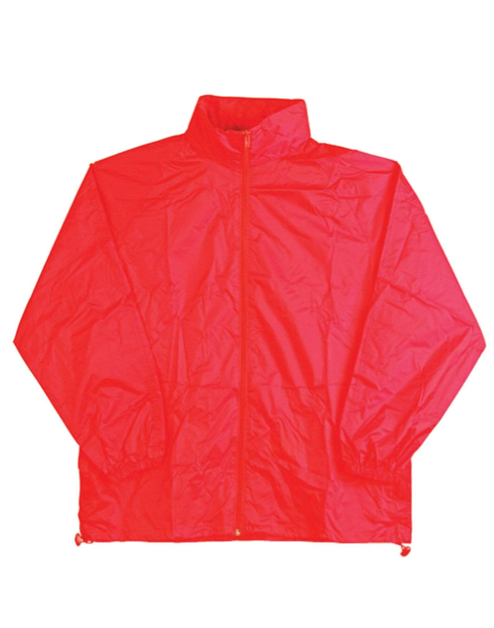 WINNING SPIRIT RAIN FOREST Spray Jacket - Unisex JK10 Casual Wear Winning Spirit Red XS 