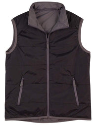 WINNING SPIRIT Versatile Vest Ladies' JK38 Casual Wear Winning Spirit Black/Grey 8 