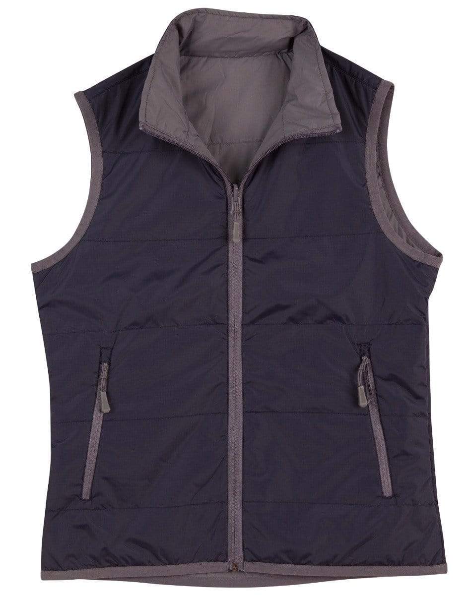 WINNING SPIRIT Versatile Vest Ladies' JK38 Casual Wear Winning Spirit Navy/Grey 8 