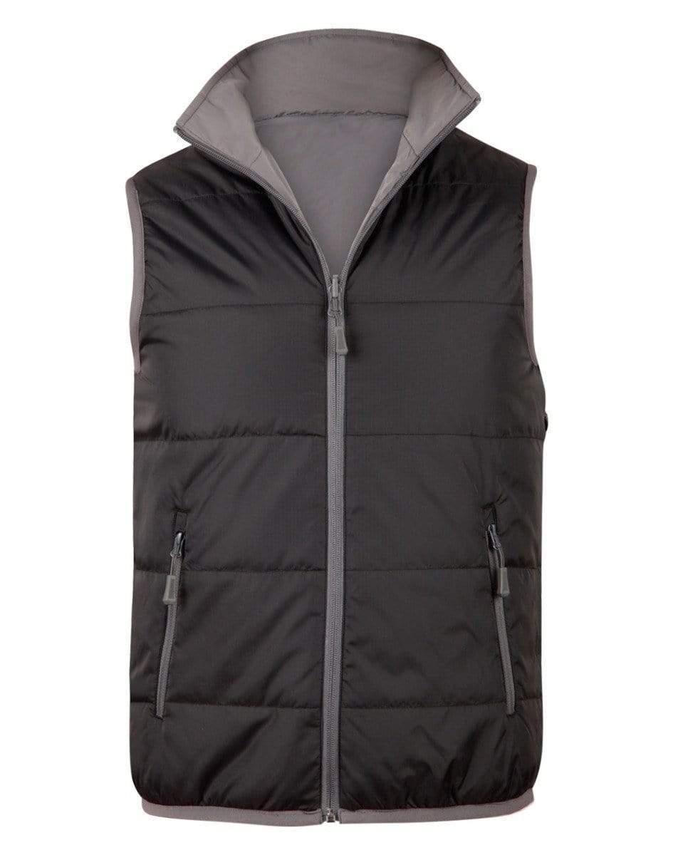 WINNING SPIRIT Versatile Vest Men's JK37 Casual Wear Winning Spirit Black/Grey S 