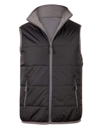 WINNING SPIRIT Versatile Vest Men's JK37 Casual Wear Winning Spirit Black/Grey 2XL 