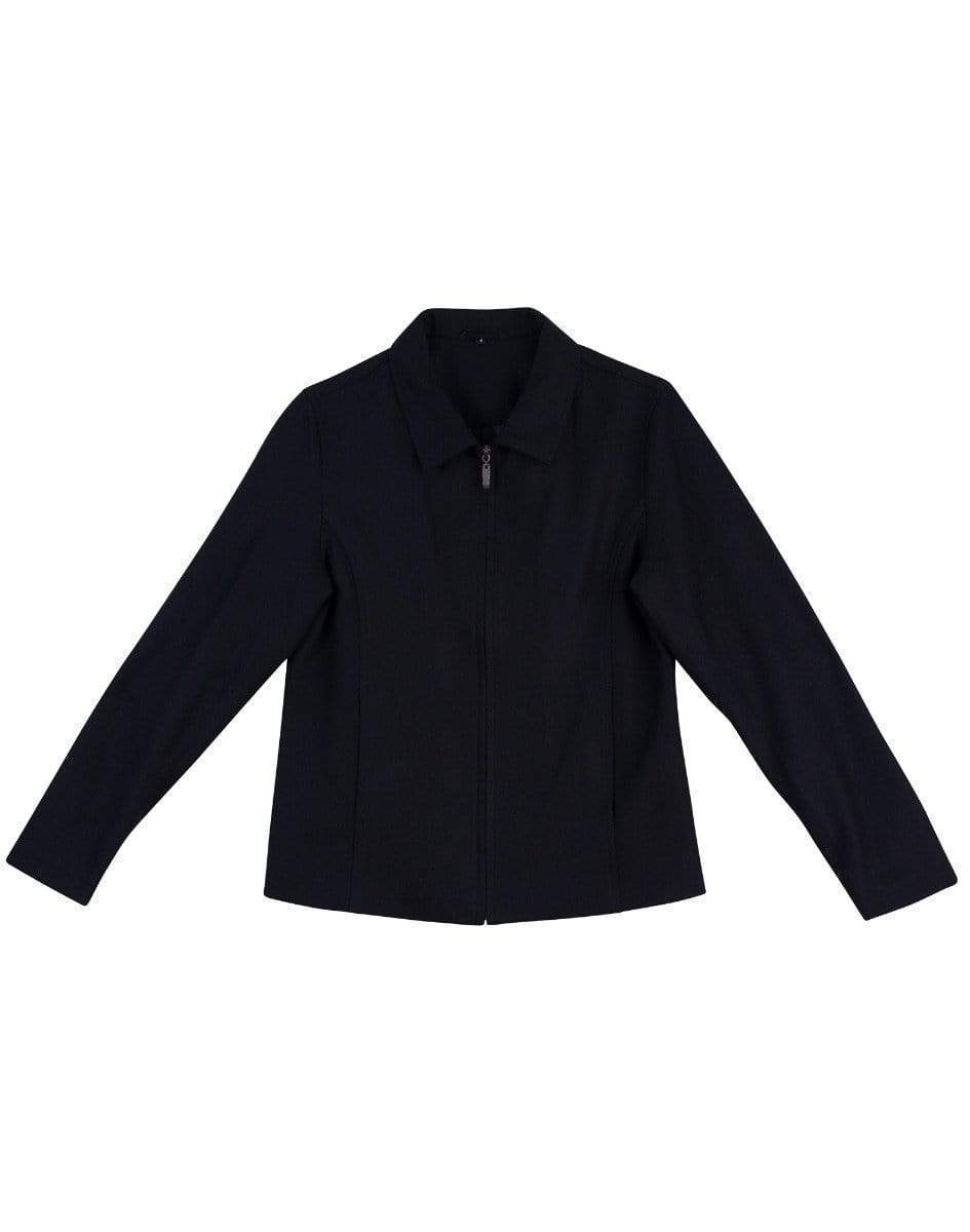Winning Spirit Flinders Wool Blend Corporate Jacket Women's Jk14 Corporate Wear Winning Spirit Black 8 