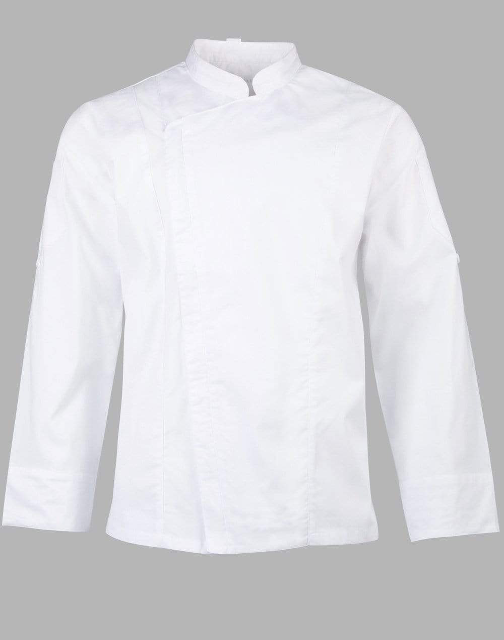 Winning Spirit Men's Functional Chef Jackets Cj03 Hospitality & Chefwear Winning Spirit White XS 