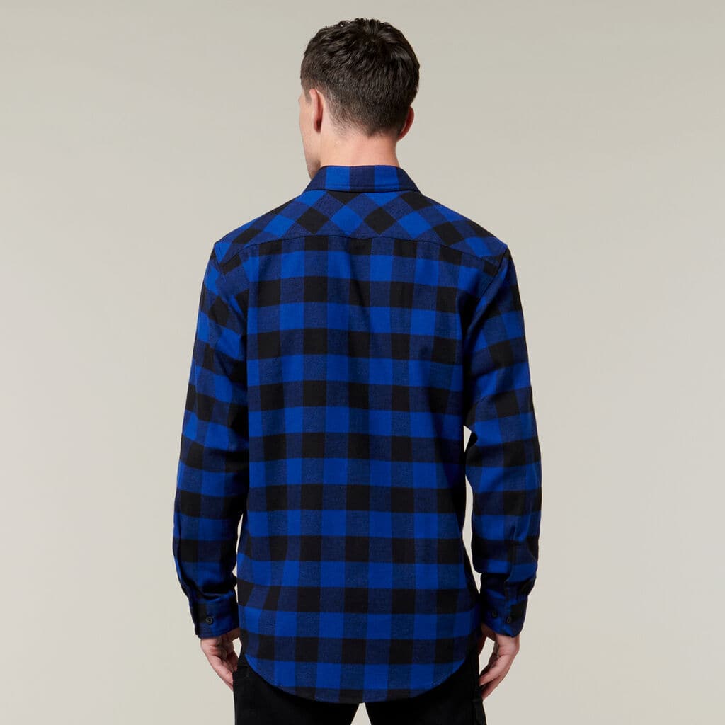 Hard Yakka Long Sleeve Check Flannel Shirt  Y07295  Hard Yakka   